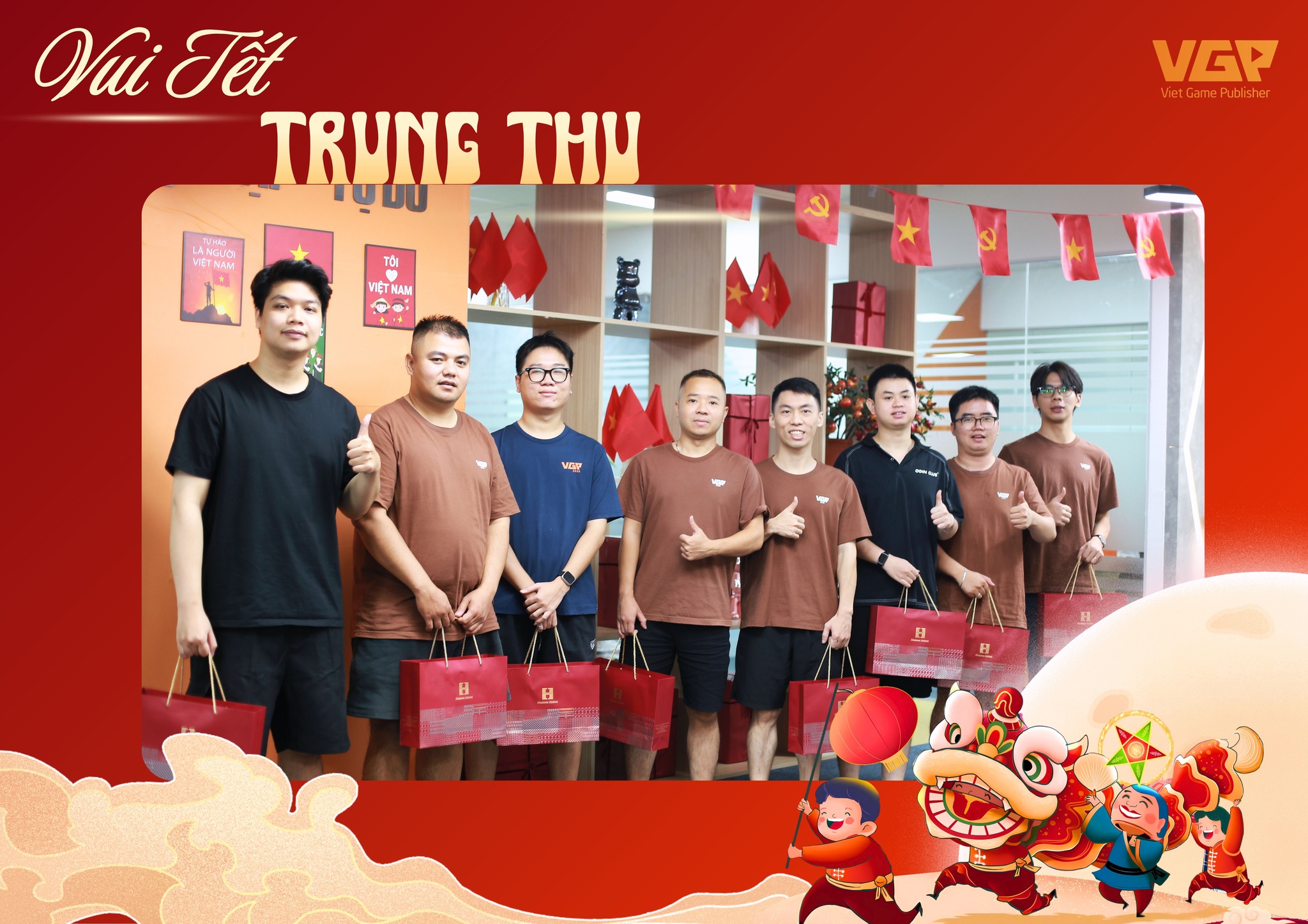 Thành viên VGP trong hoạt động Trung thu